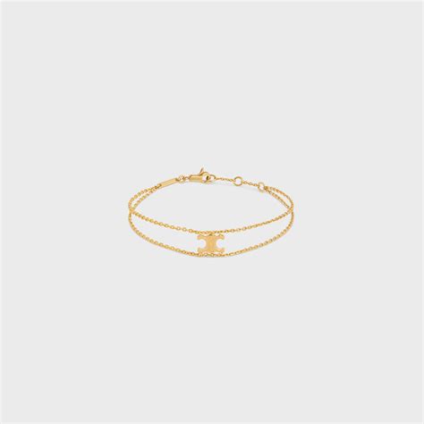 celine knot bracelet rose gold|celine triomphe bracelet.